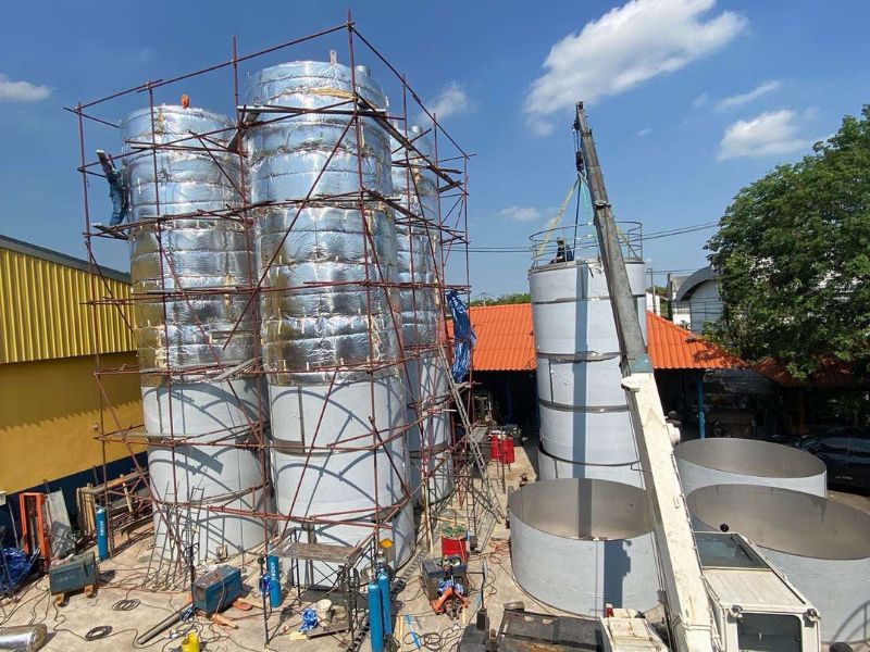 โรงงานผลิตถังผสม ถังกวน